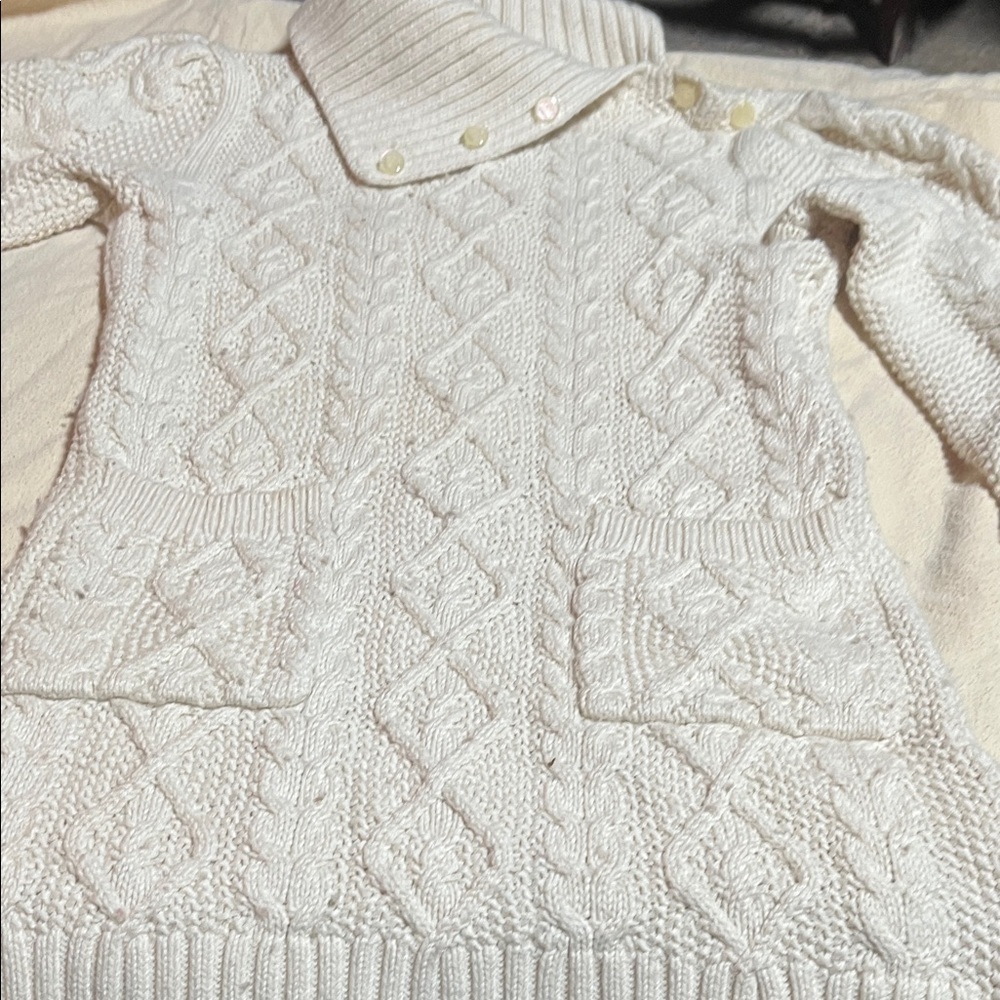Ralph Lauren Cream Knit Sweater - Picture 6 of 8